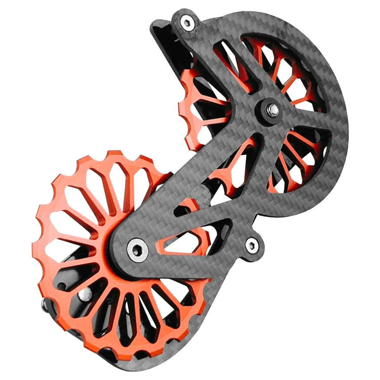 Carbon Fiber Guide Wheel For Road Bike Bicycle Bearing Rear Derailleur Guide Wheel Parts, Model N...