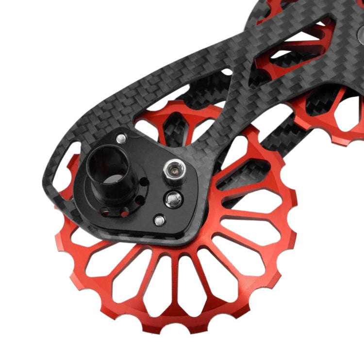 Carbon Fiber Guide Wheel For Road Bike Bicycle Bearing Rear Derailleur Guide Wheel Parts, Model N...