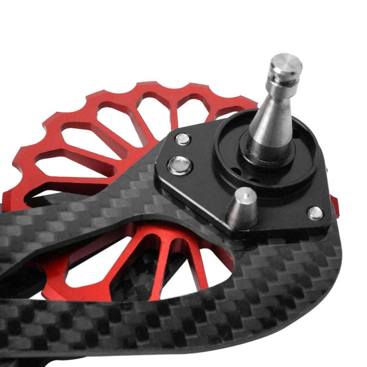 Carbon Fiber Guide Wheel For Road Bike Bicycle Bearing Rear Derailleur Guide Wheel Parts, Model N...