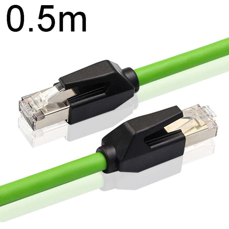 0.5m CAT6 Double Shielded Gigabit Industrial Cable Vibration-Resistant And Highly Flexible Drag C...