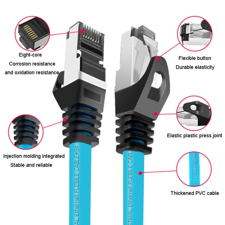 35m CAT5 Double Shielded Gigabit Industrial Ethernet Cable High Speed Broadband Cable