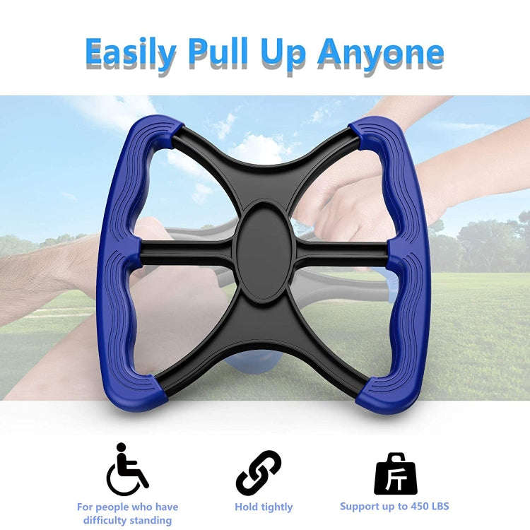 Standing Aid And Handicap Bar With No-Slip Grip Handle For Elderly Disabled(Blue)