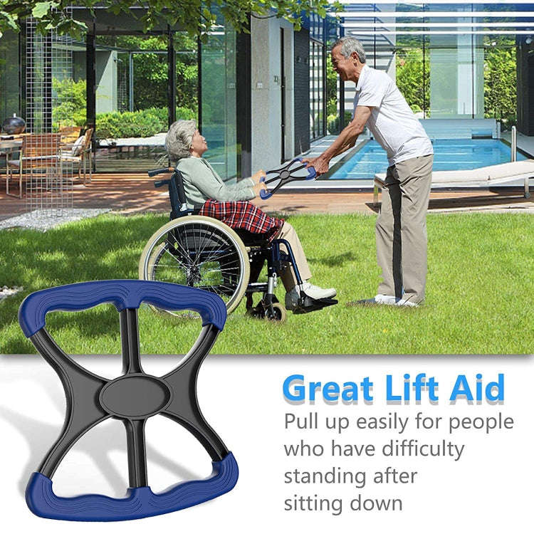 Standing Aid And Handicap Bar With No-Slip Grip Handle For Elderly Disabled(Blue)