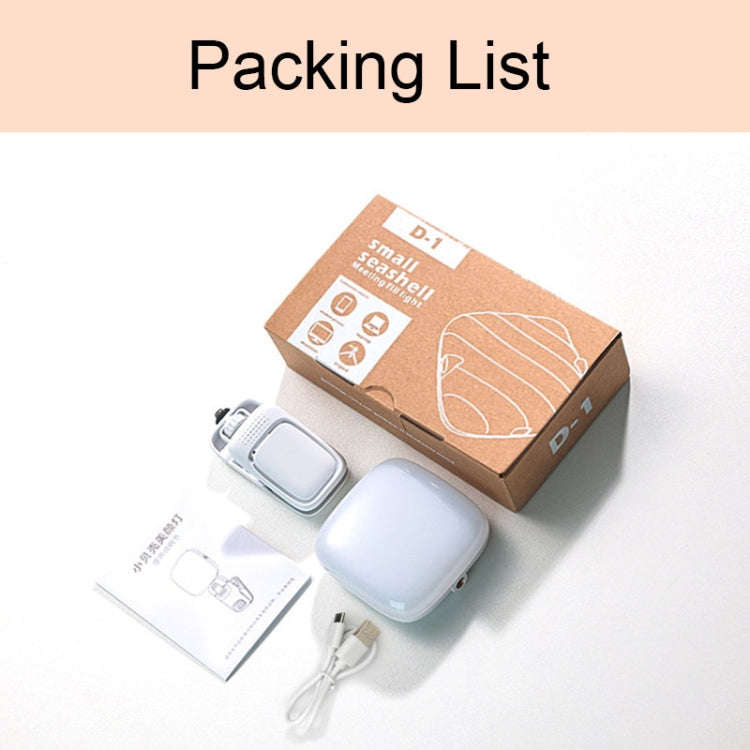 LED Mobile Phone Live Beauty Fill Light USB Charging Camera Pocket Light(Black)