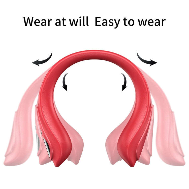 Portable Neck Warmer with Heat Therapy Adjustable Temperature(Red)