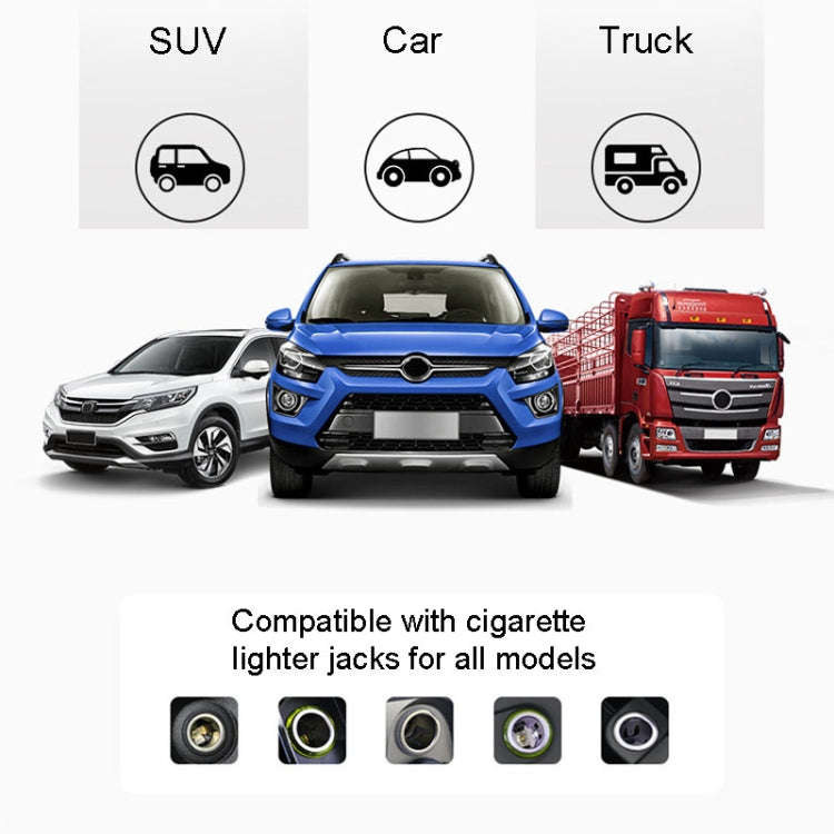 Copper Car Cigarette Lighter Extension 12/24V 10A General 1 Drag 2 Car Charging