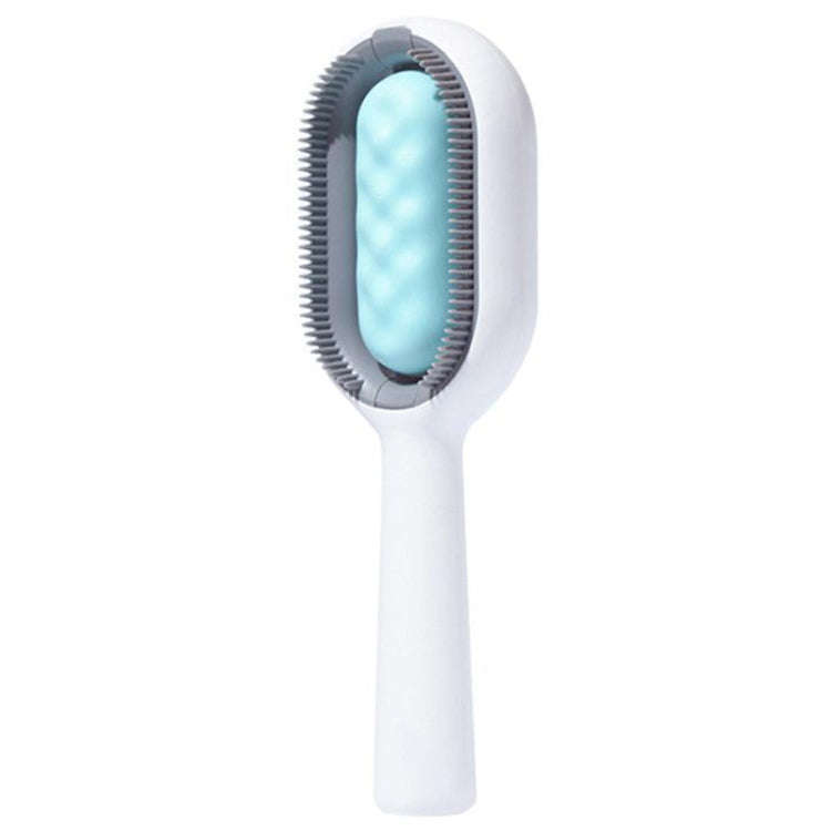 Pet Cats With Water Tank Hair Removal Comb Cleaning Hair Brush, Style: Short Hair (Blue)