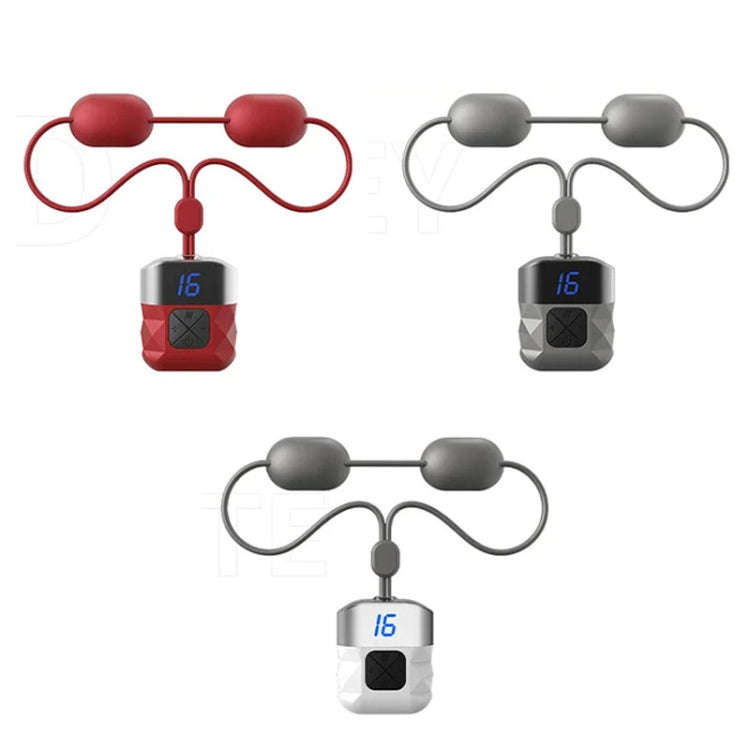 Mini Hanging Neck EMS Pulse Cervical Massager Shoulder and Neck Physiotherapy Instrument(Red)