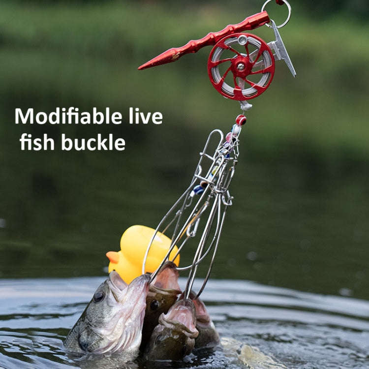 Ice Fishing Raft Reel Fly Reel With Base All Metal Hollow Fishing Tackle, Spec: 65mm Gold