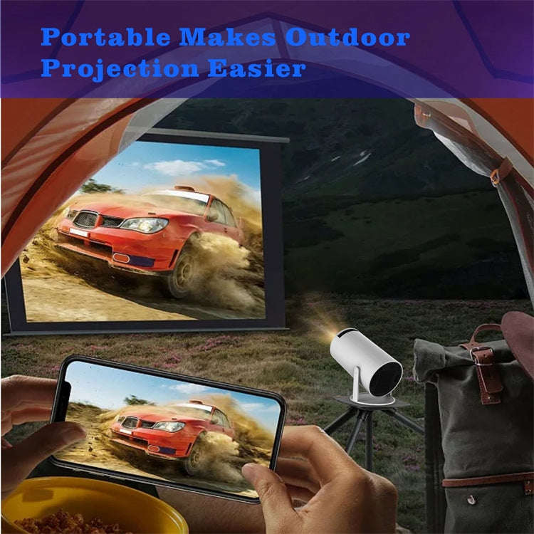 HY300 Smart Projector Android 11.0 System 120 Lumen Portable Projector US Plug