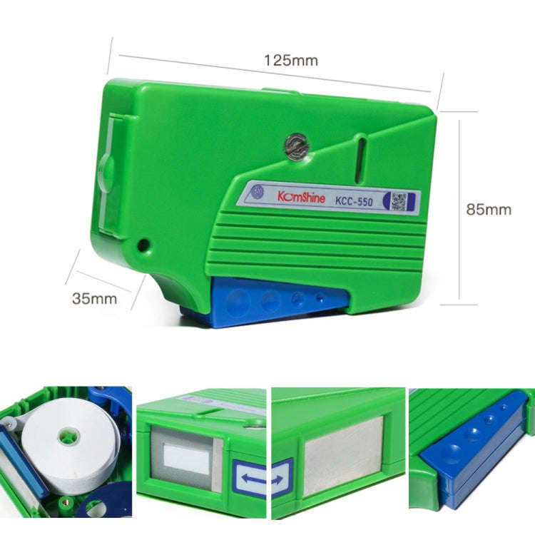 Komshine Handheld Cassette Fiber Optic Cleaning Box, Model: KCC-550