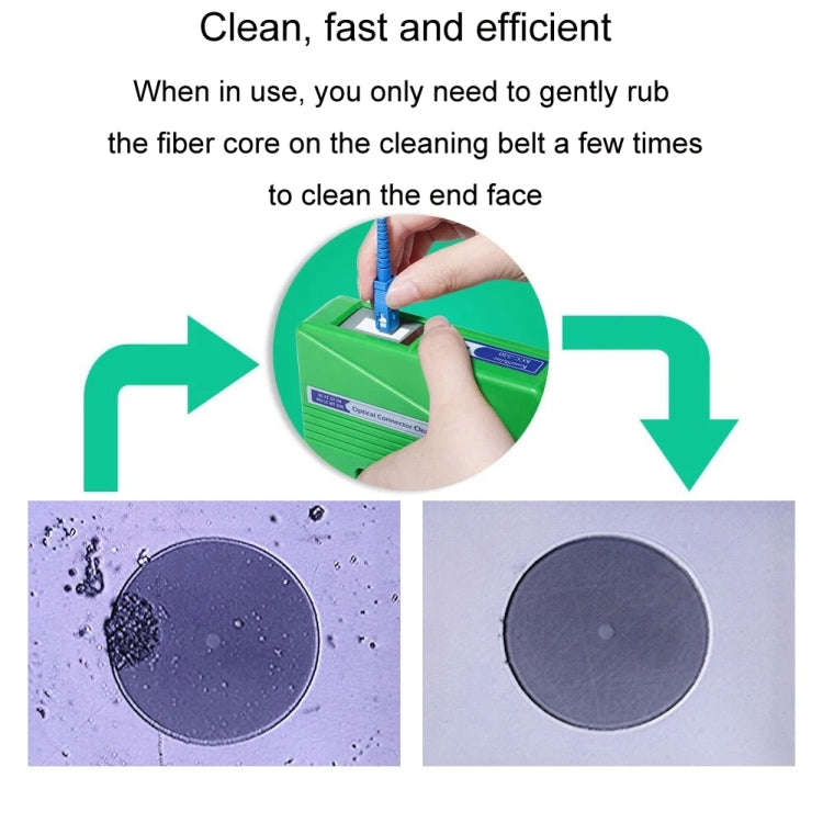 Komshine Handheld Cassette Fiber Optic Cleaning Box, Model: KCC-550