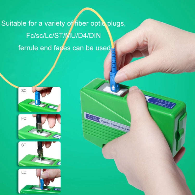 Komshine Handheld Cassette Fiber Optic Cleaning Box, Model: KCC-550