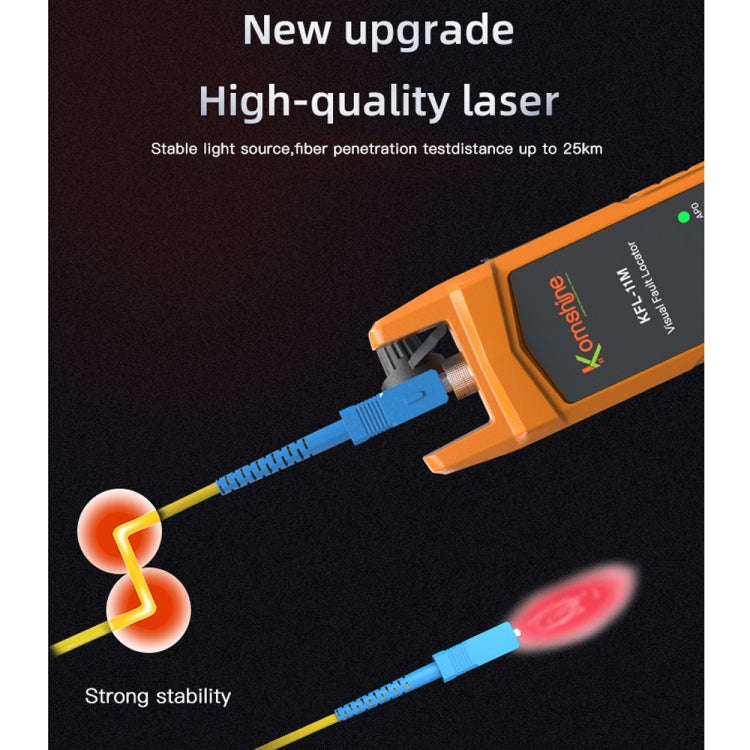 Komshine Mini Red Light Fiber Optic Test Pen, Model: KFL-11M-10