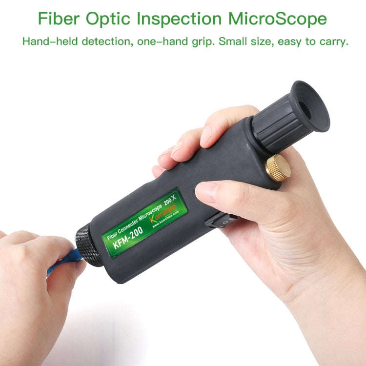 KomShine 200x Handheld Fiber Optic Magnifier Detector(KFM-200)