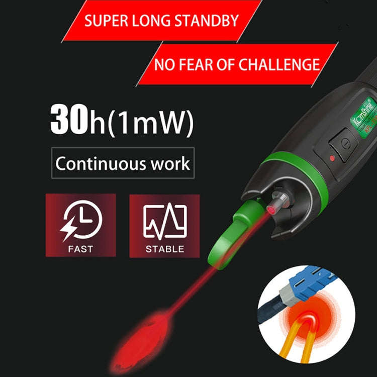 KomShine Metal Visible Laser Light Source Fiber Optic Red Light Pen, Model: KFL-11P-20MW