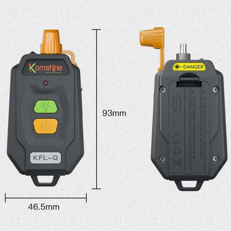 Komshine 15km Mini Optical Fiber Breakpoint Positioning Test Red Light Pen, Specification: KFL-Q-...