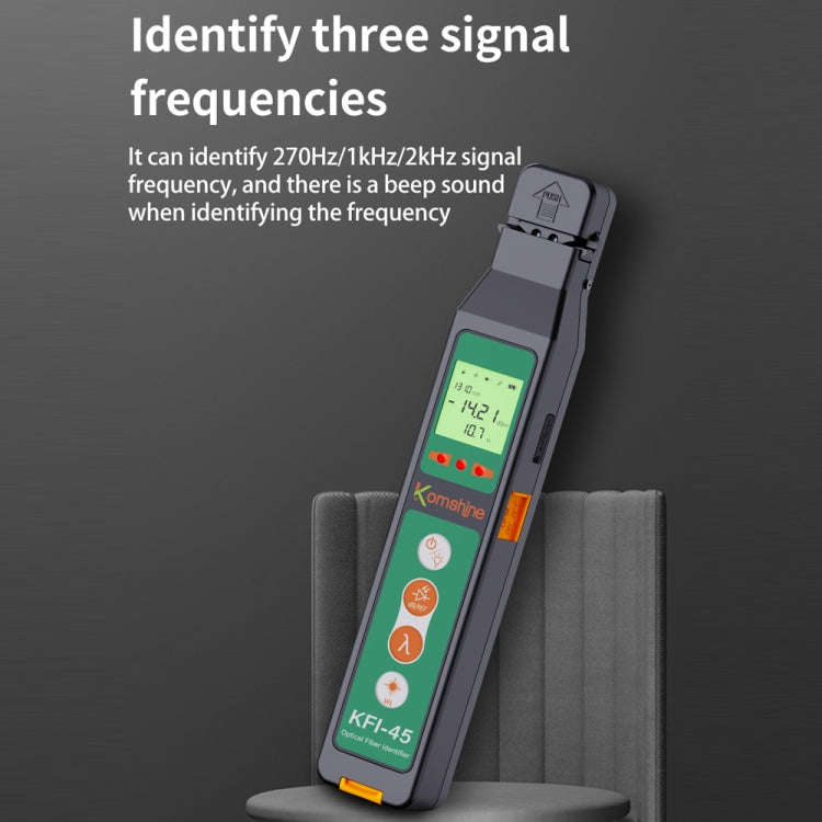 Komshine Optical Fiber Signal Direction Identification Instrument, Model: KFI-45-G