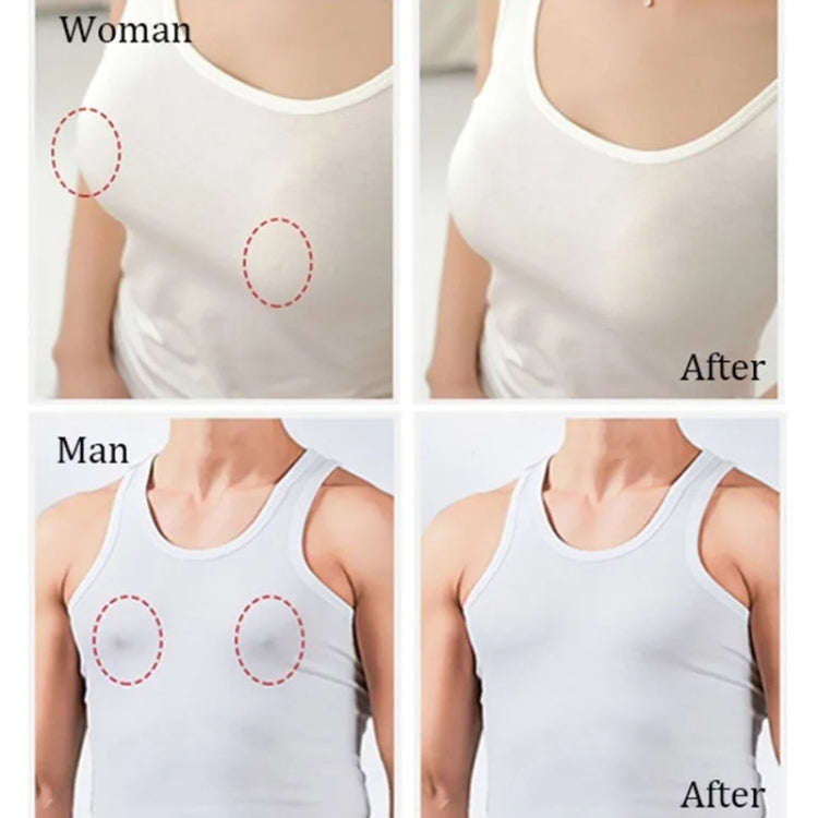10pcs /Pack Disposable Anti-Bump Invisible Breathable Breast Patch, Model: Flower(OPP Bag)