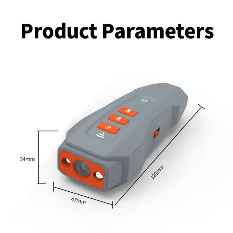 LED Flashing Light Handheld Ultrasonic Bark Arrester Frequency Conversion Dog Training Device(Bla...