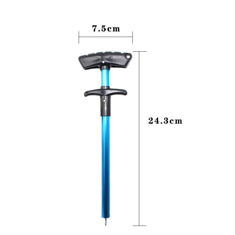 Aluminum Alloy Decoupler T-Shaped Fish Hook Remover Sea Fishing Equipment 24 X 7.5cm, Spec: Gray+...