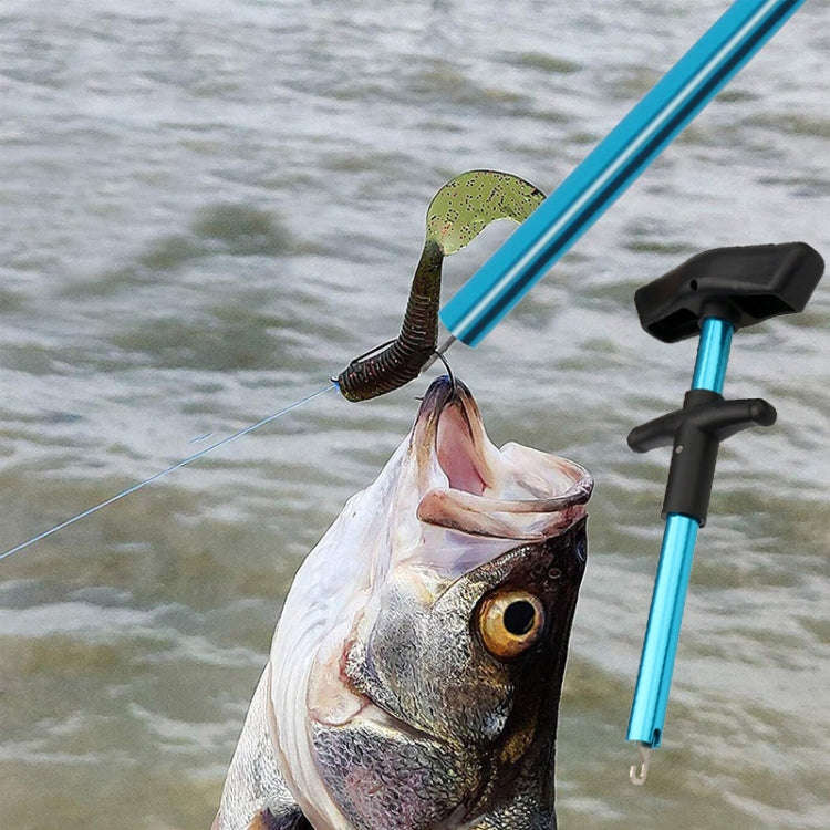Aluminum Alloy Decoupler T-Shaped Fish Hook Remover Sea Fishing Equipment 24 X 7.5cm, Spec: Gray+...