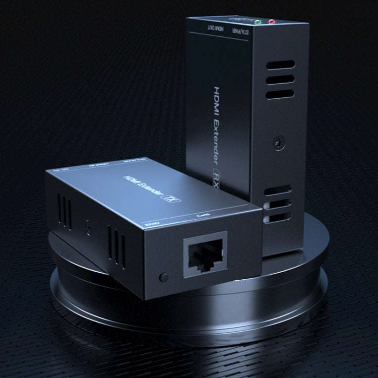 PWAY 165ft/50m HDMI To RJ45 Network Port 1080P Lossless Transmission Extender(Transmitter+Receiver)