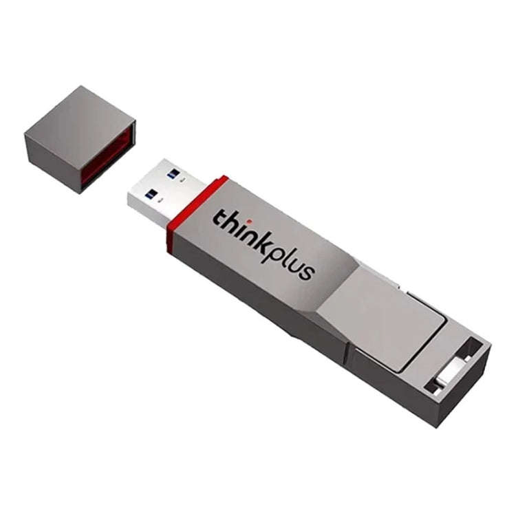 Lenovo Thinkplus TU280PRO USB3.2+Type-C Dual Interface Solid State U Disk, Memory: 256GB(Dark gray)
