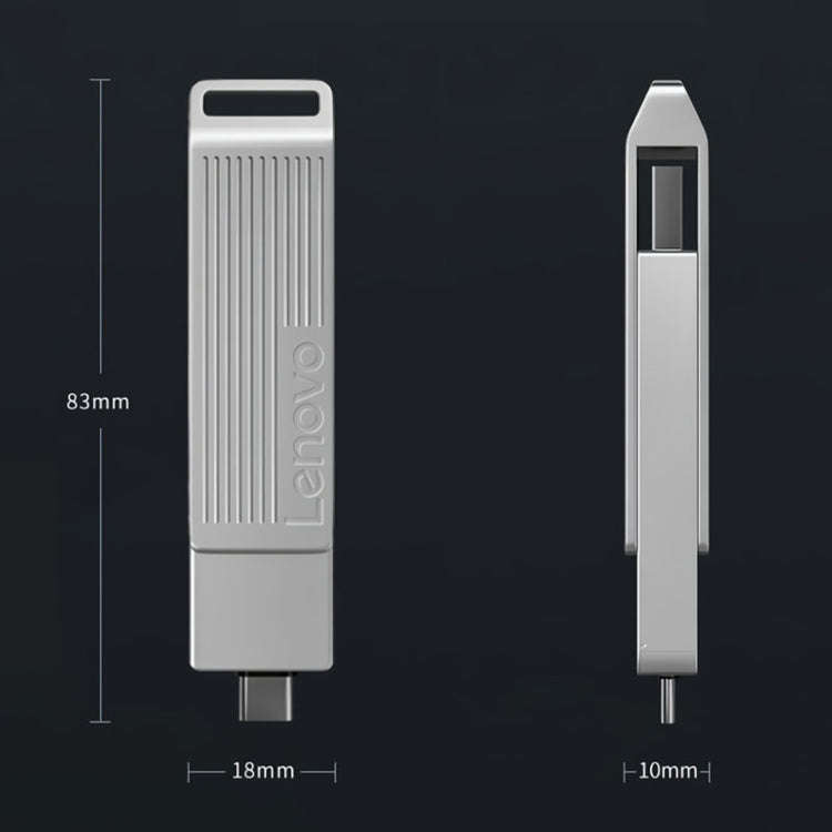 Lenovo SX5 Pro USB3.2+Type-C Dual Interface Mobile Solid State Flash Drive, Memory: 512GB(Silver)