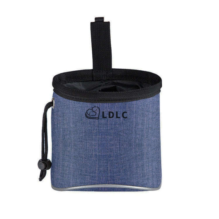 LDLC Outdoor Pet Snack Bag Oxford Cloth Reflective Dog Training Bag(Denim Blue)