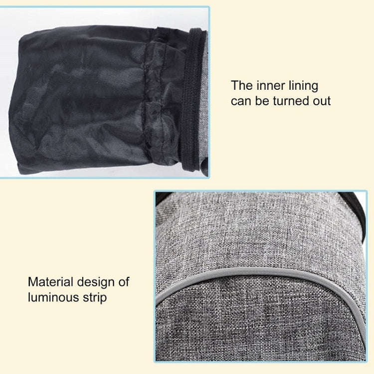 LDLC Outdoor Pet Snack Bag Oxford Cloth Reflective Dog Training Bag(Denim Blue)