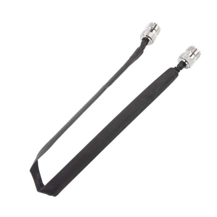 Window/Door Pass Through Flat RF Coaxial Cable UHF 50 Ohm RF Coax Pigtail Extension Cord, Length:...