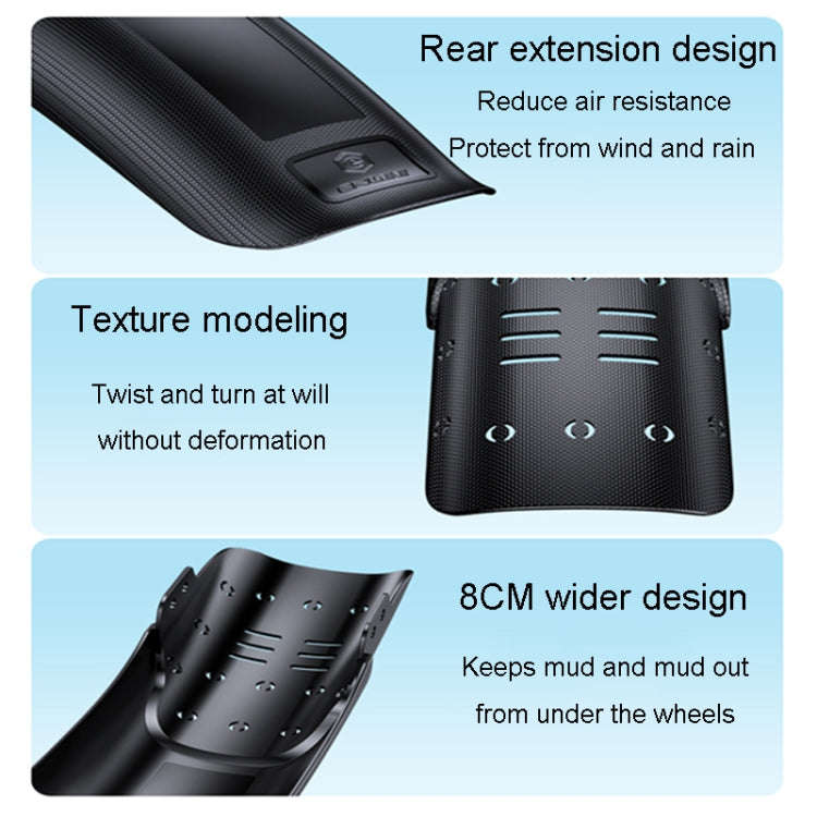 ENLEE E-35431 Single Front And Rear Universal Bicycle Mudguards Cycling Accessories Mountain Bike...