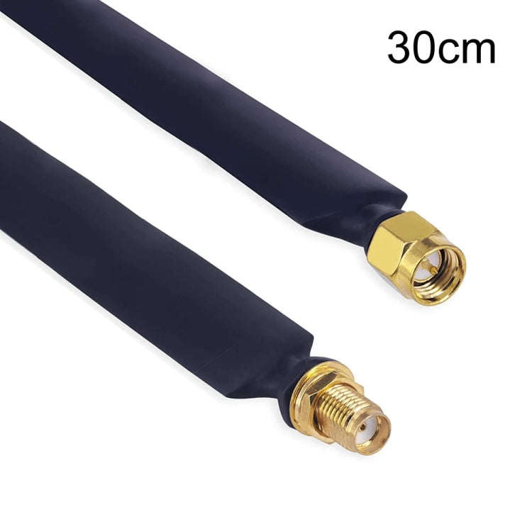 SMA Male To Female  Fiberglass Antenna Through Wall Adapter Cable Flat Window Cable(30cm)