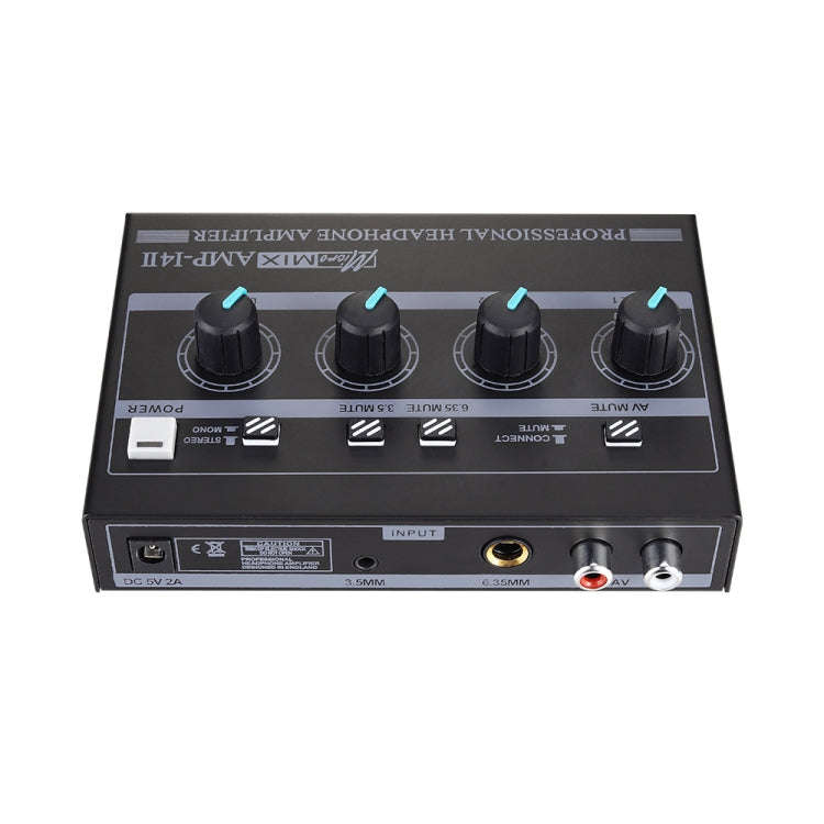 Mini HIFI 8-channel Monitoring Portable Headphone Amplifier Distributor(US Plug)