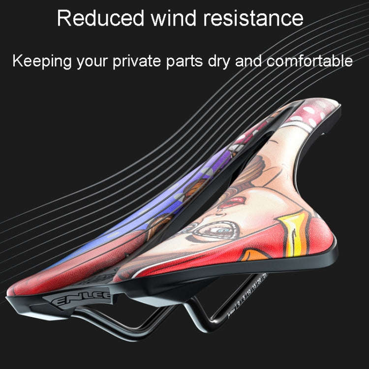 ENLEE E-ZD312 Bicycle MTB Saddle Cushion Super Soft Road Bike Saddle Pads, Model: A Model