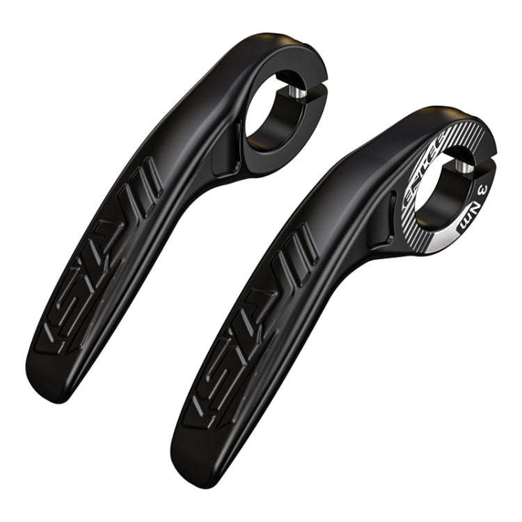 ENLEE E-45616 1pair Bicycle Handlebar Covers Cow Sheeps Horn Grips Joystick Sleeve Accessories(Bl...