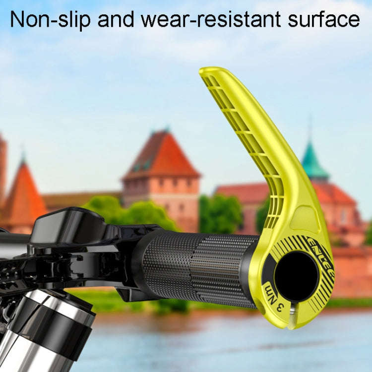 ENLEE E-45616 1pair Bicycle Handlebar Covers Cow Sheeps Horn Grips Joystick Sleeve Accessories(Bl...