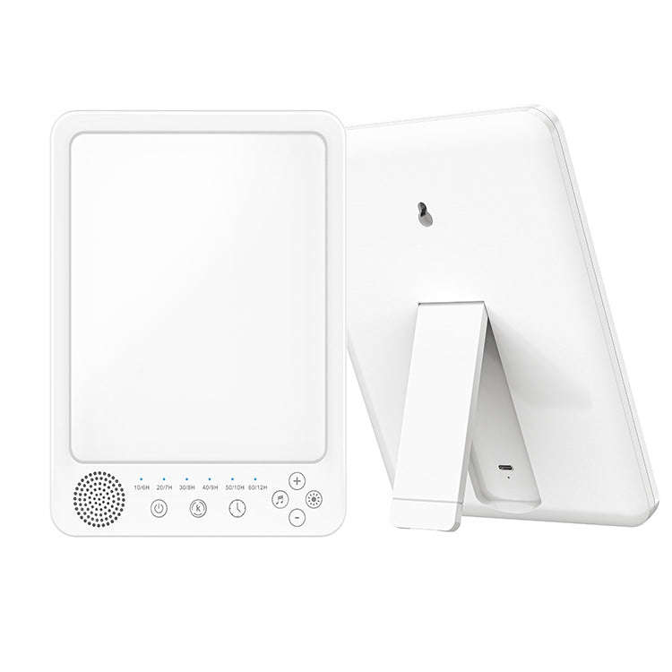 Simulated Sunlight Lamp White Noises Machine SAD Therapy Light With Timer(3 Color Temperature)