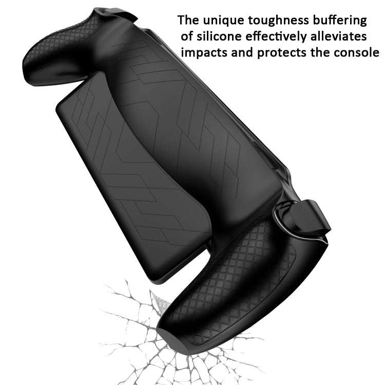 For Sony PS Portal Game Console Silicone Protective Cover Oil Spray All-Inclusive Protective Case...