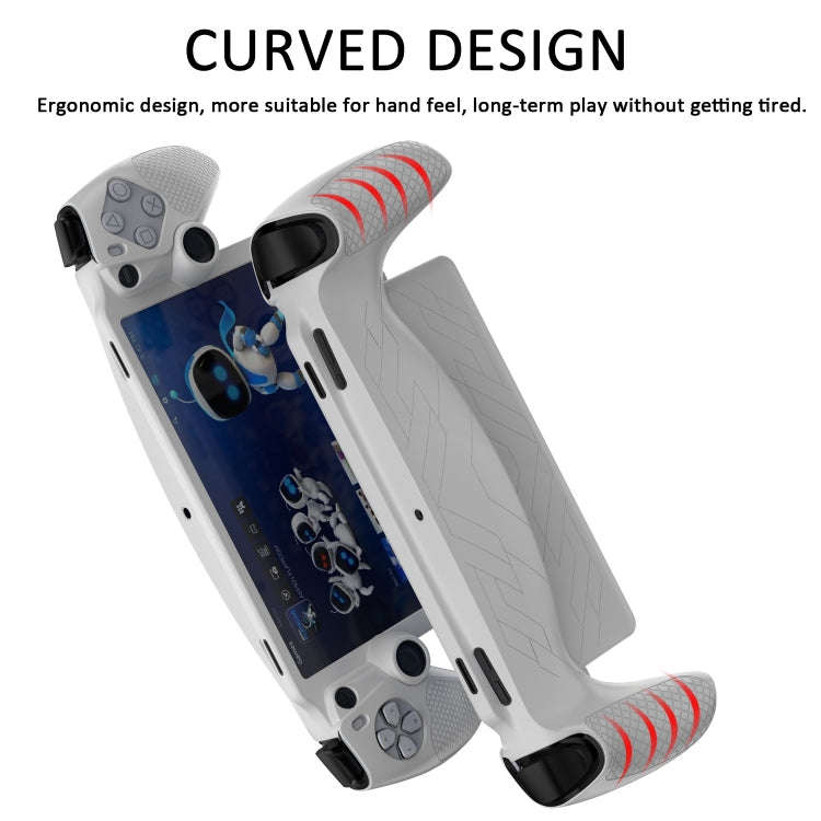 For Sony PS Portal Game Console Silicone Protective Cover Oil Spray All-Inclusive Protective Case...