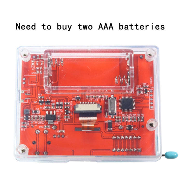 LCR-T10H Transistor Tester TFT Display For Diode Triode Capacitor Resistor Test, Spec: Dry Batter...