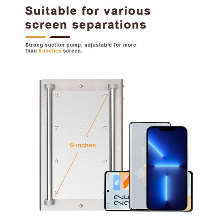 Baku BA-946+ 9 Inch 450W Phone Screen Separator With Electronic Glue Remove 110V US Plug