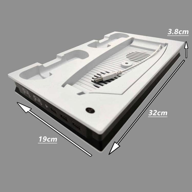 For PS5 Digital / Optical Drive Console Cooling Fan Controller Charging Base With Light Dock Stan...