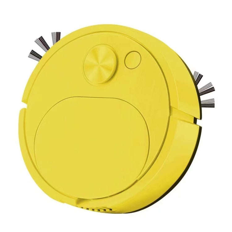 Field Sweeping Robot Auto Family Mini Cleaning Machine USB Charging Smart Vacuum(Yellow)