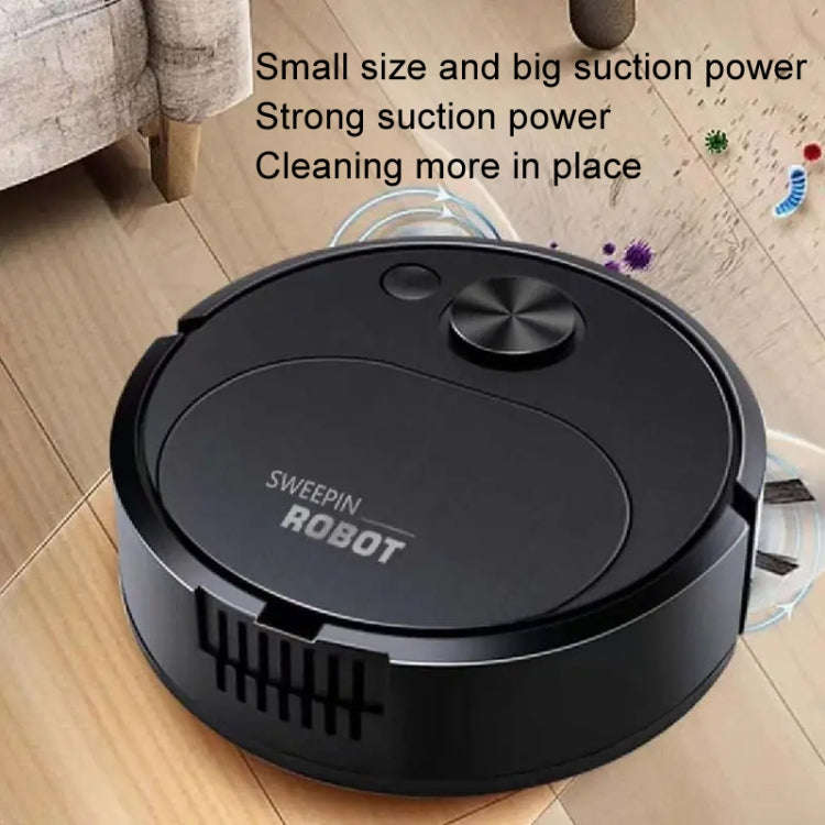 Field Sweeping Robot Auto Family Mini Cleaning Machine USB Charging Smart Vacuum(Yellow)
