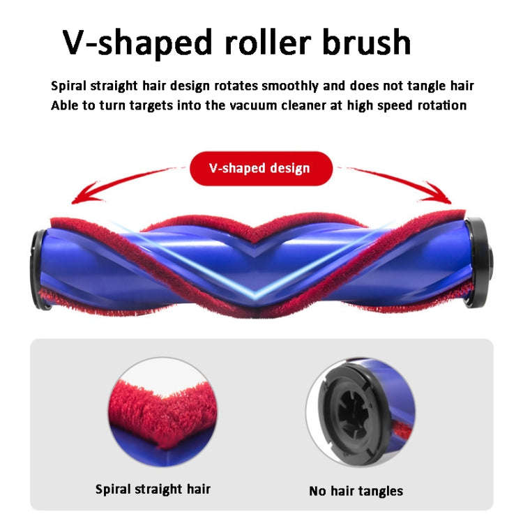 For Dyson G5 Series  Vacuum Cleaner V-shaped Anti-tangle Direct Drive Floor Brush
