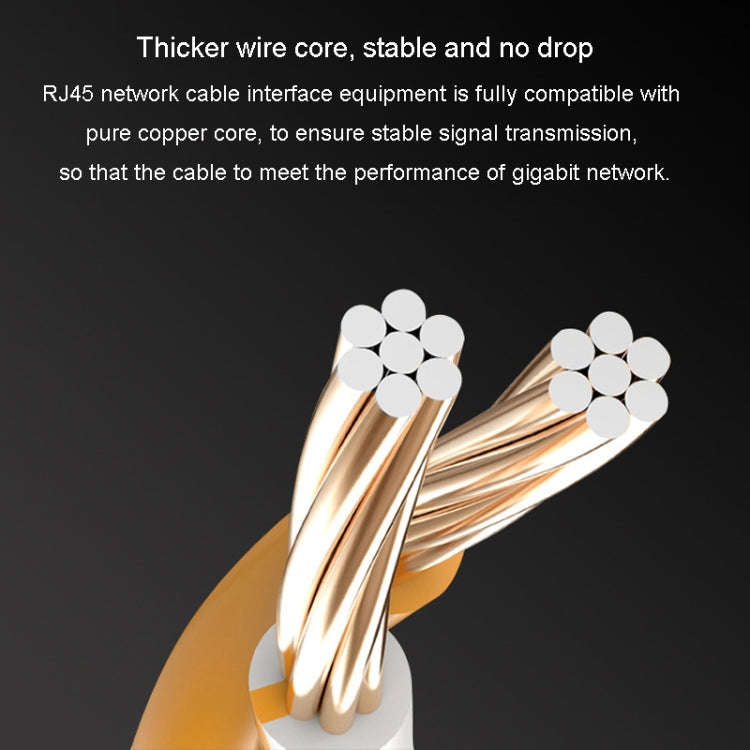 JINGHUA Category 6 Gigabit Double Shielded Router Computer Project All Copper Network Cable, Size...