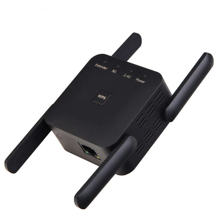 1200Mbps 2.4G / 5G WiFi Extender Booster Repeater Supports Ethernet Port White EU Plug