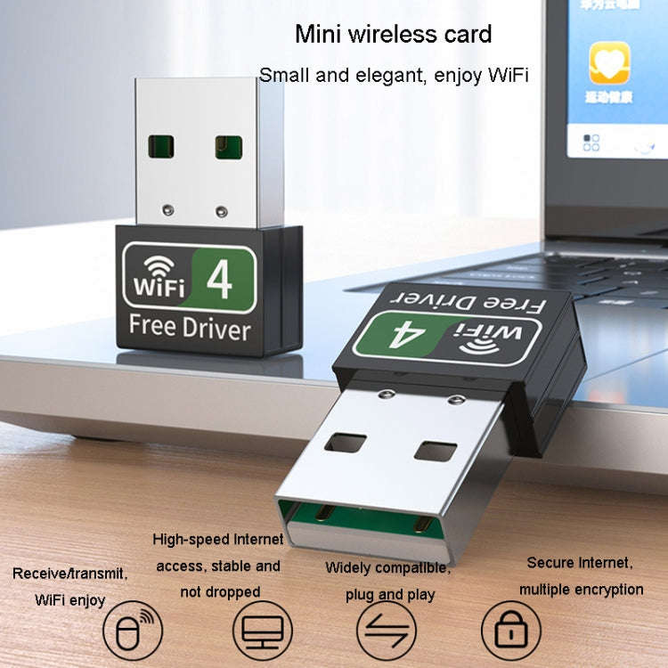 JINGHUA 600M Dual-Band Wireless Network Card Computer External 2.4G/5G USB WiFi Receiver Transmitter